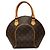 Louis Vuitton Brown Monogram Ellipse PM Braun