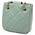 Chanel Mini CC Quilted Lambskin Chain Crossbody Verde - vista 2