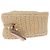 Prada Brique Crossbody-Tasche aus Raffia-Häkeloptik in Beige - Ansicht 8
