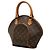 Louis Vuitton Brown Monogram Ellipse PM Castaño - vista 2