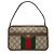 Borsa Gucci Beige Small GG Supreme Web Ophidia Top Handle Bag