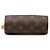 Louis Vuitton Brown Monogram Papillon Pochette Castaño - vista 3