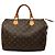 Louis Vuitton Brown Monogram Speedy 30 Marrom