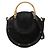 Borsa Pixie Chloé piccola in camoscio e vitello nera Nero
