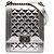 Chanel Silver Quilted Metallic Goatskin North South Boy Flap Argento