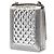 Chanel Silver Quilted Metallic Goatskin North South Boy Flap Argento - vista 2