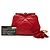Chanel Red CC gesteppte Lammleder Frame Gürteltasche Rot - Ansicht 7