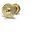 Cartier Damour MM 2-Diamond Ohrstecker Golden - Ansicht 11