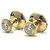 Cartier Damour MM 2-Diamond Ohrstecker Golden - Ansicht 3