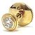 Cartier Damour MM 2-Diamond Ohrstecker Golden - Ansicht 8