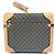 Céline CELINE Vintage Macadam Logo Make-up Box Braun - Ansicht 3