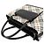Borsa Burberry Nova Check Nero Beige - vista 6