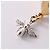 Pendientes Christian Dior CD Logo Plata Blanco Dorado - vista 8