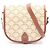 Céline Celine CELINE Folco Medium Bag Brown White