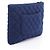 Borsa a mano clutch Chanel Matelassé Second Bag Blu - vista 2