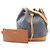 Yves Saint Laurent Saint Laurent Paris Le Monogram Bucket Bag Marrone Blu navy