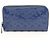 Jimmy Choo CARNABY Cartera larga redonda con estrellas grabadas Azul