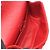 Borsa a tracolla Chanel 2.55 Matelassé Mademoiselle con catena Argento Rosso - vista 3