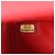 Borsa a tracolla Chanel 2.55 Matelassé Mademoiselle con catena Argento Rosso - vista 5