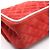 Borsa a tracolla Chanel 2.55 Matelassé Mademoiselle con catena Argento Rosso - vista 7