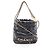 Bolsa de Ombro 2-Way Chanel CHANEL 22 Mini com Ferragens Combinadas Preto