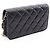 Borsa a tracolla Chanel Matelassé Nera Nero - vista 2