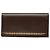 Cartera larga Burberry Nova Check en cuero marrón Castaño