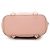 Mini borsa Valentino Rockstud con catena Rosa D'oro - vista 3