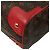 Borsa Tote Louis Vuitton Monogram Estrella Marrone Rosso Fuschia - vista 4