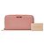Cartera larga Miu Miu de piel Madras rosa - vista 10