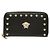 Portafoglio lungo con zip rotonda Versace Medusa Nero