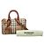 Borsa Mini Bowling Burberry Nova Check Marrone - vista 10