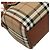 Borsa Mini Bowling Burberry Nova Check Marrone - vista 5
