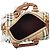 Borsa Mini Bowling Burberry Nova Check Marrone - vista 8