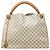 Borsa Tote Louis Vuitton Damier Azur Artsy MM Bianco