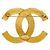 Spilla vintage Chanel Coco Mark placcata in oro D'oro - vista 2
