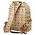 MCM Visetos Logogram Rucksack mit Nieten Beige - Ansicht 2