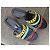 Hermès Multicolor Chain Heeled Sandals Black Red Yellow Light blue - view 8