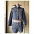 Completo in Denim Christian Dior con Giacca e Pantaloni Marrone Blu - vista 4
