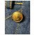 Completo in Denim Christian Dior con Giacca e Pantaloni Marrone Blu - vista 9