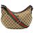 Borsa a tracolla Gucci GG Canvas Sherry Line Marrone Rosso Beige Verde Cachi Marrone scuro