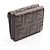 Portafoglio tri-fold FF Diamond Fendi Marrone Nero - vista 2