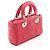 Christian Dior Dior LADY D-JOY Micro Cannage Handtasche Rot - Ansicht 2