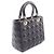 Borsa a mano 2-Way Lady Dior Medium Cannage Christian Dior Nero - vista 2