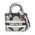 Christian Dior Dior LADY D-LITE Cornelie 2-Way Handtasche Medium Weiß Marineblau