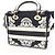 Christian Dior Dior LADY D-LITE Cornelie 2-Way Handtasche Medium Weiß Marineblau - Ansicht 5