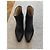 Free Lance Black Croc-Effect Leather Western Ankle Boots - view 5