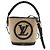 Louis Vuitton Petit Bucket NM Raffia with Leather Beige
