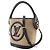 Louis Vuitton Petit Bucket NM Raffia with Leather Beige - vista 3