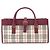 Borsa Burberry Nova Check Beige Bordò - vista 2